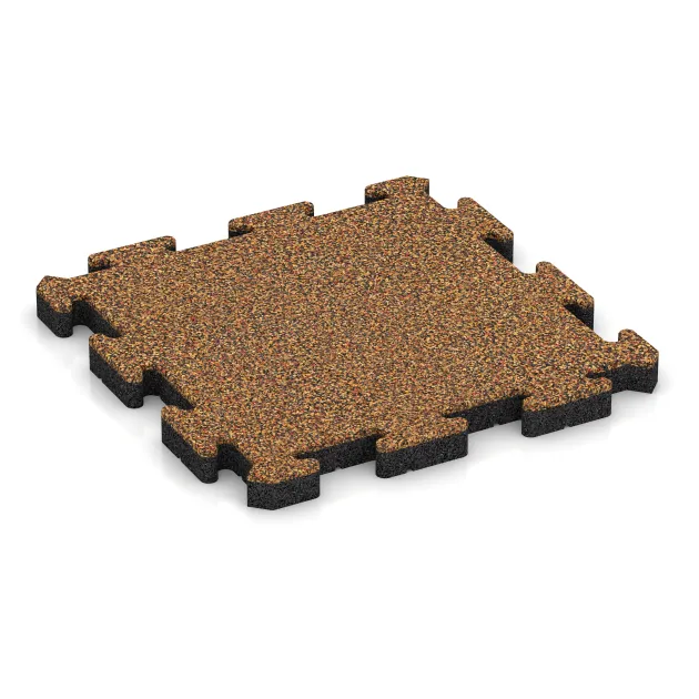 Exteriérová eventová dlaždica von WARCO im Farbdesign Terra Cotta mit den Abmessungen 500 x 500 x 40 mm. Produktfoto von Artikel 5903 in der Aufsicht von schräg vorne.