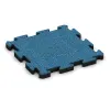 Športová gumová podlaha von WARCO im Farbdesign Atlantic mit den Abmessungen 500 x 500 x 50 mm. Produktfoto von Artikel 4155 in der Aufsicht von schräg vorne.