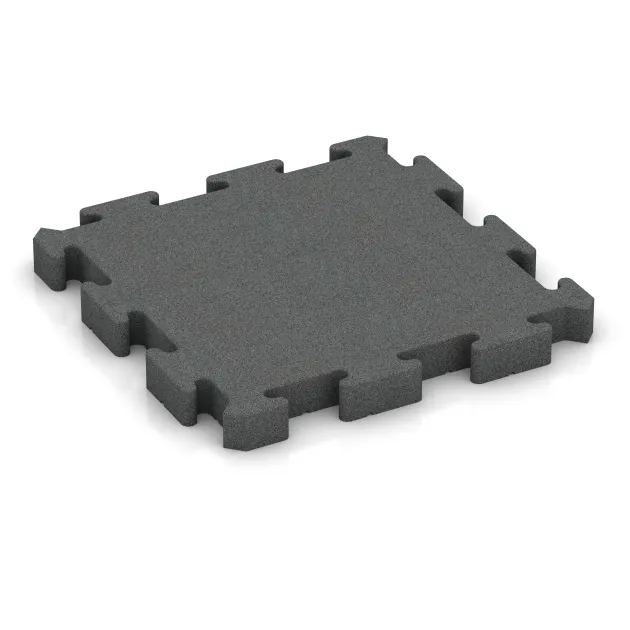 Fitness Ochranná Podložka von WARCO im Farbdesign Šedý bridlica mit den Abmessungen 500 x 500 x 50 mm. Produktfoto von Artikel 3165 in der Aufsicht von schräg vorne.