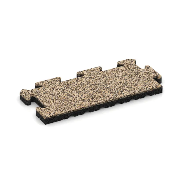 Okrajová doska HD von WARCO im Farbdesign Travertín mit den Abmessungen 500 x 235 x 30 mm. Produktfoto von Artikel 4879 in der Aufsicht von schräg vorne.
