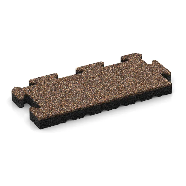 Okrajová doska von WARCO im Farbdesign Kôra a Basto mit den Abmessungen 500 x 235 x 40 mm. Produktfoto von Artikel 4946 in der Aufsicht von schräg vorne.