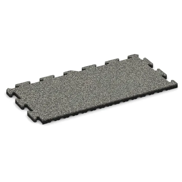 Okrajová doska HD von WARCO im Farbdesign Šedý granit mit den Abmessungen 1000 x 485 x 30 mm. Produktfoto von Artikel 5048 in der Aufsicht von schräg vorne.