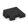Rohová doska von WARCO im Farbdesign Antracit mit den Abmessungen 235 x 235 x 40 mm. Produktfoto von Artikel 5008 in der Aufsicht von schräg vorne.