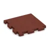 Rohová doska HD von WARCO im Farbdesign Cihlovo červená mit den Abmessungen 485 x 485 x 40 mm. Produktfoto von Artikel 5167 in der Aufsicht von schräg vorne.