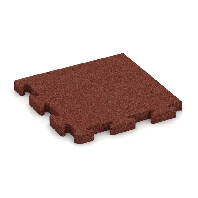 Rohová doska HD von WARCO im Farbdesign Cihlovo červená mit den Abmessungen 485 x 485 x 40 mm. Produktfoto von Artikel 5167 in der Aufsicht von schräg vorne.