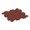 Fitness podložka 18 mm von WARCO im Farbdesign Cihlovo červená mit den Abmessungen 500 x 500 x 18 mm. Produktfoto von Artikel 0189 in der Aufsicht von schräg vorne.