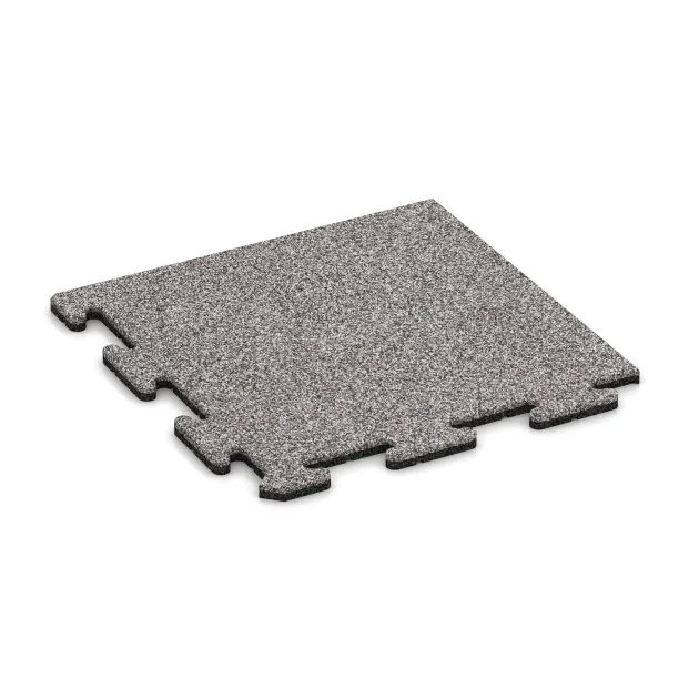 Rohová doska HD von WARCO im Farbdesign Šedý melange mit den Abmessungen 485 x 485 x 18 mm. Produktfoto von Artikel 4688 in der Aufsicht von schräg vorne.