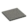 Dopadová gumená podložka na ihrisko von WARCO im Farbdesign Šedý granit mit den Abmessungen 500 x 500 x 30 mm. Produktfoto von Artikel 5328 in der Aufsicht von schräg vorne.