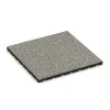 Dopadová gumená podložka na ihrisko von WARCO im Farbdesign Svetlý granit mit den Abmessungen 500 x 500 x 30 mm. Produktfoto von Artikel 5327 in der Aufsicht von schräg vorne.