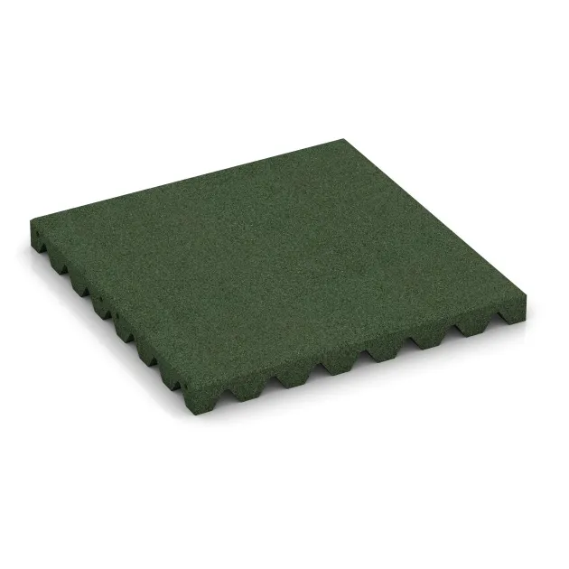 Ochranná stenová doska von WARCO im Farbdesign Trávová zelená mit den Abmessungen 500 x 500 x 45 mm. Produktfoto von Artikel 0656 in der Aufsicht von schräg vorne.