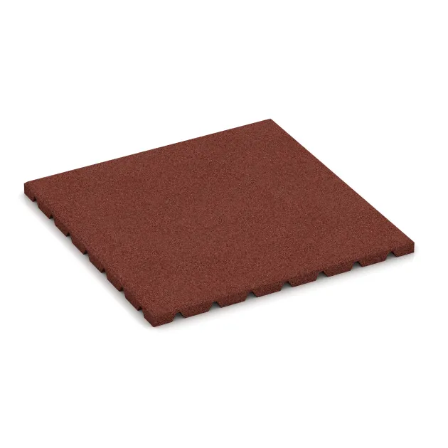 Ochranná stenová doska von WARCO im Farbdesign Cihlovo červená mit den Abmessungen 500 x 500 x 25 mm. Produktfoto von Artikel 0527 in der Aufsicht von schräg vorne.