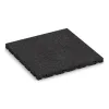 Terasová dlaždica 3 cm von WARCO im Farbdesign Antracit mit den Abmessungen 400 x 400 x 30 mm. Produktfoto von Artikel 0514 in der Aufsicht von schräg vorne.