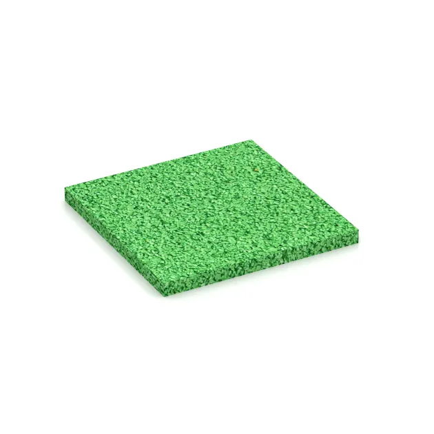 Colour sample von WARCO im Farbdesign Jarná zelená mit den Abmessungen ca. 100 x 100 x 7 mm. Produktfoto von Artikel 4345 in der Aufsicht von schräg vorne.