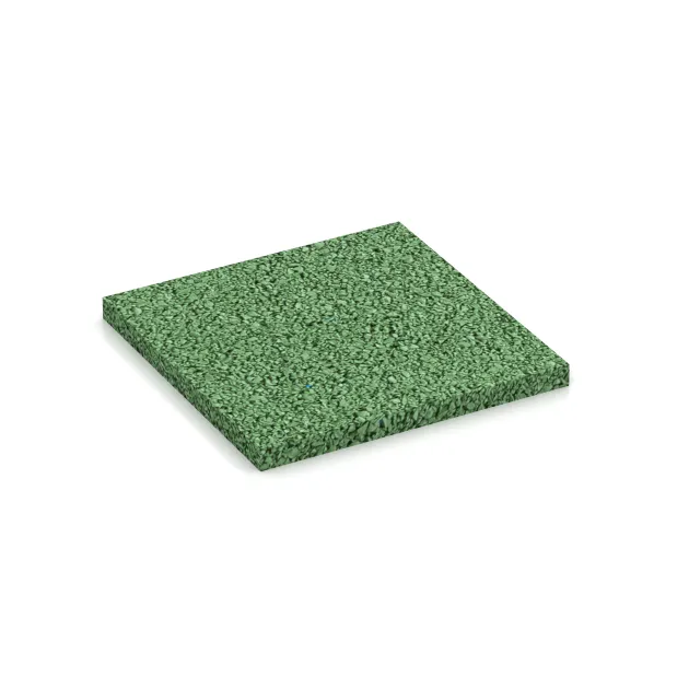 Colour sample von WARCO im Farbdesign Bledozelená mit den Abmessungen ca. 100 x 100 x 7 mm. Produktfoto von Artikel 4346 in der Aufsicht von schräg vorne.