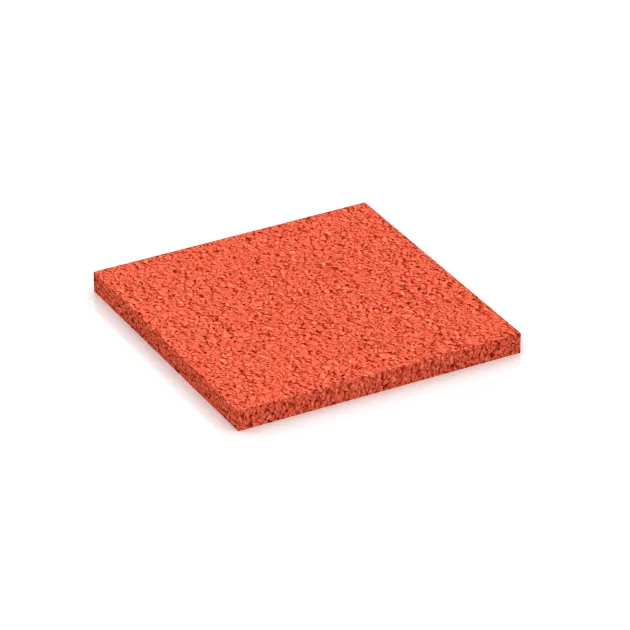 Colour sample von WARCO im Farbdesign Svetlooranžová červená mit den Abmessungen ca. 100 x 100 x 7 mm. Produktfoto von Artikel 4339 in der Aufsicht von schräg vorne.