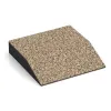 Edge tile (one chamfered side) von WARCO im Farbdesign Travertín mit den Abmessungen 500 x 500 x 100 mm. Produktfoto von Artikel 3810 in der Aufsicht von schräg vorne.
