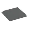 Corner tile (two chamfered sides) von WARCO im Farbdesign Šedý bridlica mit den Abmessungen 500 x 500 x 40 mm. Produktfoto von Artikel 0472 in der Aufsicht von schräg vorne.