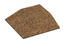 Corner tile (two chamfered sides)