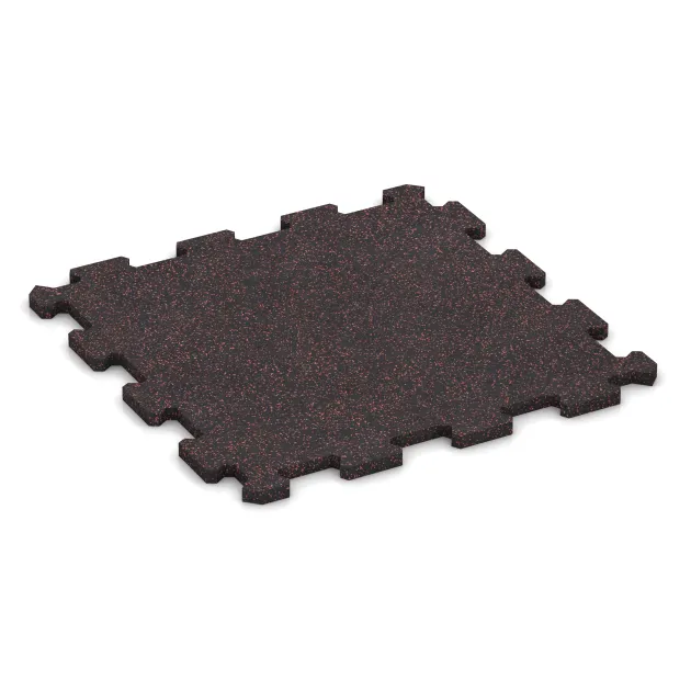 Stair covering von WARCO im Farbdesign Ľahko červené posypané mit den Abmessungen 485 x 485 x 16 mm. Produktfoto von Artikel 0972 in der Aufsicht von schräg vorne.