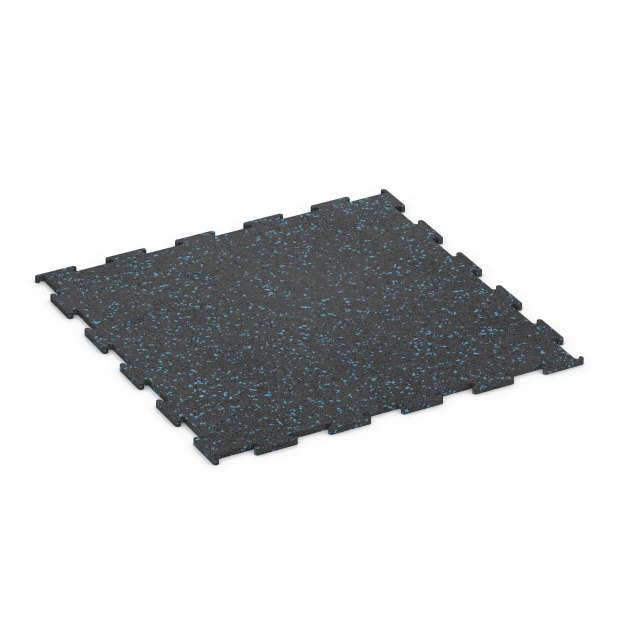 Športová podlaha Kompakt von WARCO im Farbdesign Ľahko modro posypaná mit den Abmessungen 50 × 50 × 0,8 cm. Produktfoto von Artikel 6457 in der Aufsicht von schräg vorne.