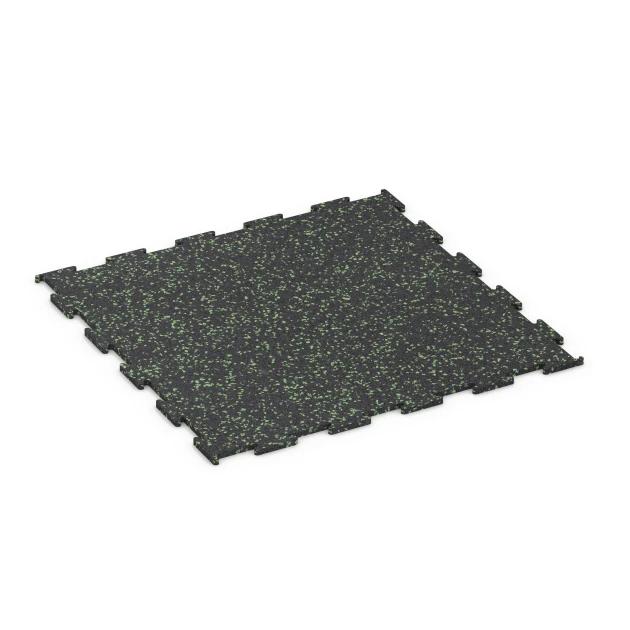 Športová podlaha Kompakt von WARCO im Farbdesign Ľahko zeleno posypaná mit den Abmessungen 50 × 50 × 0,8 cm. Produktfoto von Artikel 6459 in der Aufsicht von schräg vorne.