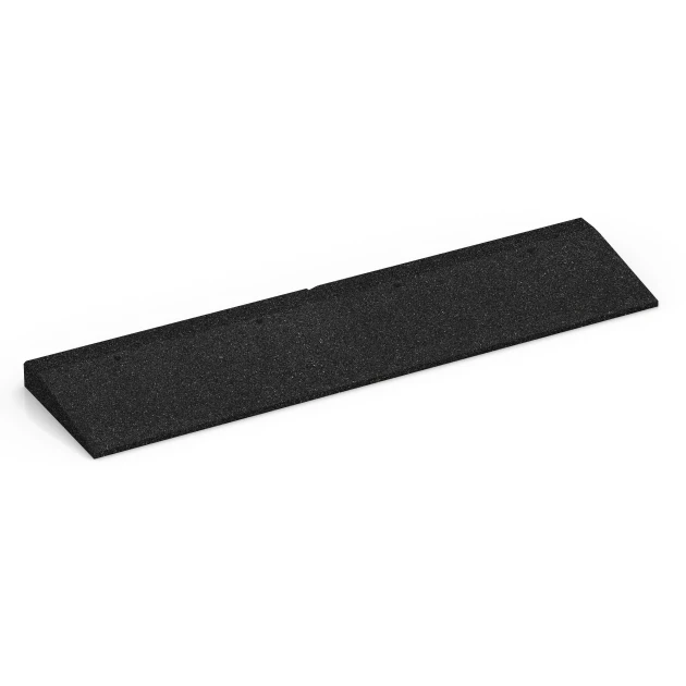 Nájazd na prah von WARCO im Farbdesign Antracit mit den Abmessungen 100 × 25 cm | 1 < 5 cm. Produktfoto von Artikel 6598 in der Aufsicht von schräg vorne.