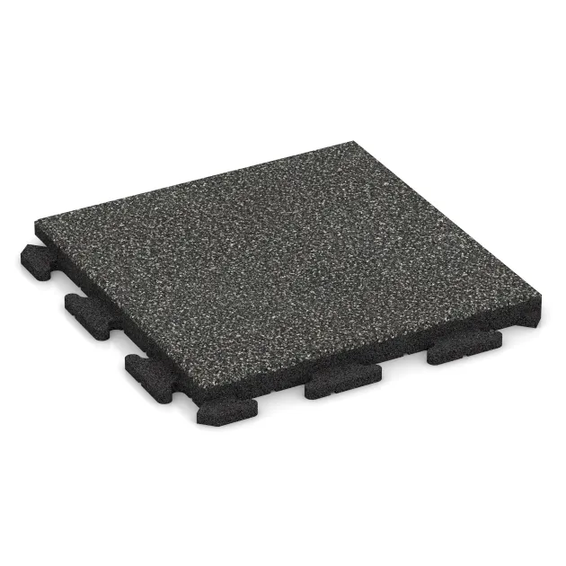 Dlaždica okolo bazéna Classic von WARCO im Farbdesign Tmavý šedý granit mit den Abmessungen 500 x 500 x 40 mm. Produktfoto von Artikel 1339 in der Aufsicht von schräg vorne.