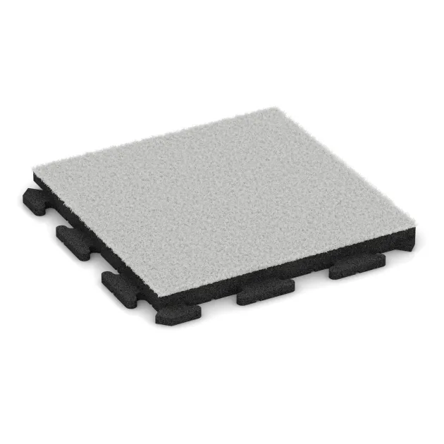 Športová podlaha Umelá Tráva von WARCO im Farbdesign Biely umelý trávnik mit den Abmessungen 500 x 500 x 40 mm. Produktfoto von Artikel 1376 in der Aufsicht von schräg vorne.