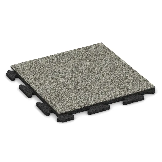 Dlaždica okolo bazéna Classic von WARCO im Farbdesign Svetlý granit mit den Abmessungen 500 x 500 x 30 mm. Produktfoto von Artikel 1208 in der Aufsicht von schräg vorne.