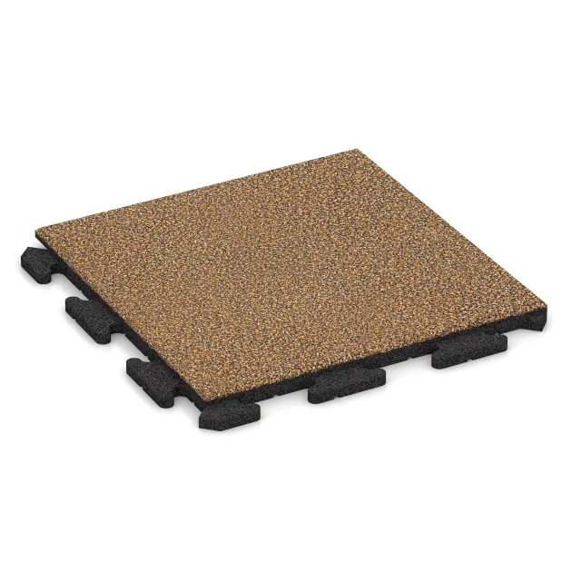 Dlaždica okolo bazéna Classic von WARCO im Farbdesign Maroko mit den Abmessungen 500 x 500 x 30 mm. Produktfoto von Artikel 1219 in der Aufsicht von schräg vorne.