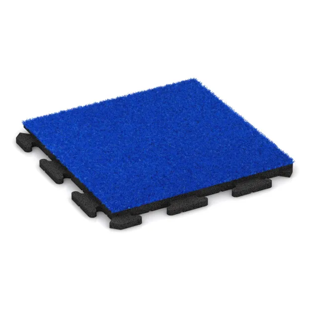 Športová podlaha Umelá Tráva von WARCO im Farbdesign Modrá umelá tráva mit den Abmessungen 500 x 500 x 30 mm. Produktfoto von Artikel 1245 in der Aufsicht von schräg vorne.