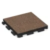 Paving slab von WARCO im Farbdesign Kôra a Basto mit den Abmessungen 500 x 500 x 50 mm. Produktfoto von Artikel 1435 in der Aufsicht von schräg vorne.