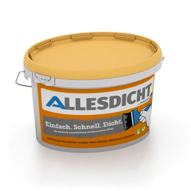 ALLESDICHT – Utesnenie balkóna & terasy von WARCO im Farbdesign Sivá mit den Abmessungen 3 kg. Produktfoto von Artikel 0033 in der Aufsicht von schräg vorne.