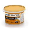 ALLESDICHT – Hydroizolácia von WARCO im Farbdesign Čierna mit den Abmessungen 11 kg | 3,3 m². Produktfoto von Artikel 0028 in der Aufsicht von schräg vorne.