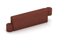 Gumený modulárny blok