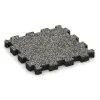 Dlaždica k bazénu bez škár von WARCO im Farbdesign Šedý granit mit den Abmessungen 306 x 306 x 30 mm. Produktfoto von Artikel 6105 in der Aufsicht von schräg vorne.