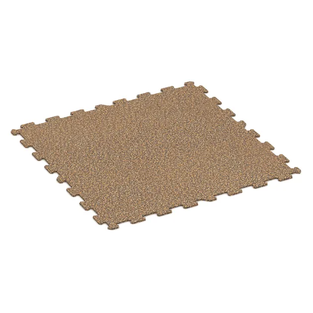 Športová podlaha Kompakt von WARCO im Farbdesign Maroko mit den Abmessungen 970 x 970 x 8 mm. Produktfoto von Artikel 1032 in der Aufsicht von schräg vorne.