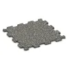 Športová podlaha Kompakt von WARCO im Farbdesign Šedý granit mit den Abmessungen 485 x 485 x 16 mm. Produktfoto von Artikel 0959 in der Aufsicht von schräg vorne.