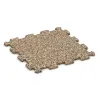 Športová podlaha Kompakt von WARCO im Farbdesign Travertín mit den Abmessungen 485 x 485 x 16 mm. Produktfoto von Artikel 0966 in der Aufsicht von schräg vorne.