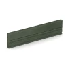 Flexibilný gumový obrubník von WARCO im Farbdesign Trávovo zelená mit den Abmessungen 100 × 5 × 25 cm. Produktfoto von Artikel 3786 in der Aufsicht von schräg vorne.
