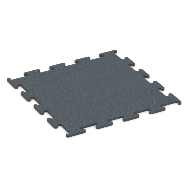 Fitness Performance Elite gumová podlaha do fitness von WARCO im Farbdesign Papraďová zelená mit den Abmessungen 100 x 100 x 2 cm | 1,00 m². Produktfoto von Artikel 6161 in der Aufsicht von schräg vorne.