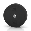 Bumper Plate Slim von WARCO im Farbdesign Antracit mit den Abmessungen 25 kg | ø 45,4 x 11,38 cm. Produktfoto von Artikel 6090 in der Aufsicht von schräg vorne.