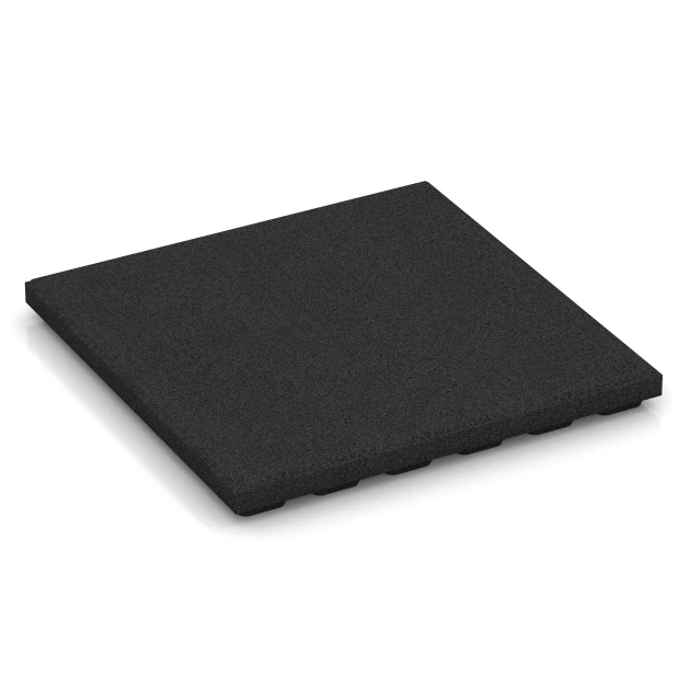 Dopadová doska – 125 cm von WARCO im Farbdesign Antracit mit den Abmessungen 50 x 50 x 4 cm | 0,25 m². Produktfoto von Artikel 6131 in der Aufsicht von schräg vorne.