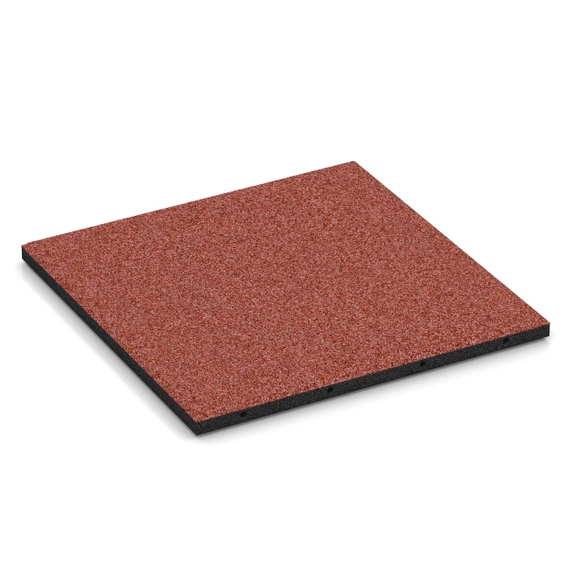 Dopadové dosky von WARCO im Farbdesign Paradajková červená mit den Abmessungen 50 x 50 x 3 cm. Produktfoto von Artikel 6288 in der Aufsicht von schräg vorne.