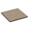 Dopadová dlaždica – 90 cm von WARCO im Farbdesign Travertín mit den Abmessungen 50 x 50 x 3 cm | 0,25 m². Produktfoto von Artikel 6419 in der Aufsicht von schräg vorne.