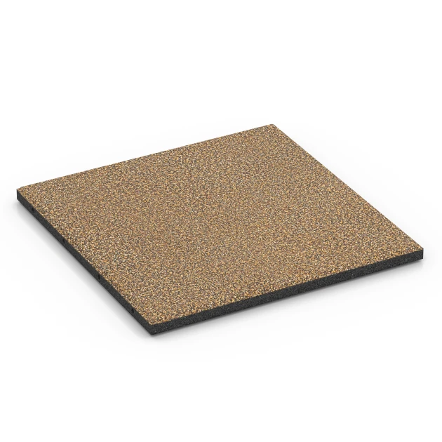 Dopadová dlaždica – 90 cm von WARCO im Farbdesign Ratan mit den Abmessungen 50 x 50 x 3 cm | 0,25 m². Produktfoto von Artikel 6421 in der Aufsicht von schräg vorne.