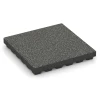 Dopadová dlaždica EPDM – 210 cm von WARCO im Farbdesign Tmavosivá žula mit den Abmessungen 50 x 50 x 7 cm | 0,25 m². Produktfoto von Artikel 6440 in der Aufsicht von schräg vorne.