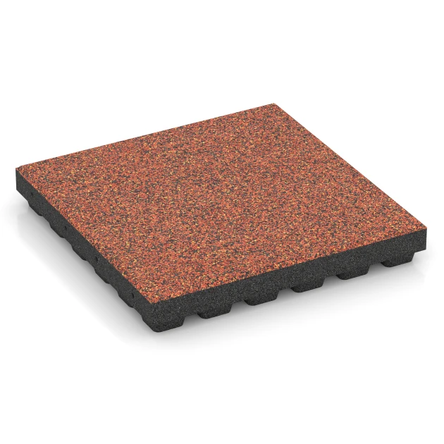 Dopadová dlaždica – 210 cm von WARCO im Farbdesign Etna mit den Abmessungen 50 x 50 x 7 cm | 0,25 m². Produktfoto von Artikel 6444 in der Aufsicht von schräg vorne.