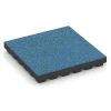 Dopadová dlaždica EPDM – 210 cm von WARCO im Farbdesign Atlantik mit den Abmessungen 50 x 50 x 7 cm | 0,25 m². Produktfoto von Artikel 6447 in der Aufsicht von schräg vorne.