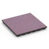 Dopadová dlaždica EPDM – 160 cm von WARCO im Farbdesign Levanduľa mit den Abmessungen 50 x 50 x 4,8 cm | 0,25 m². Produktfoto von Artikel 6436 in der Aufsicht von schräg vorne.